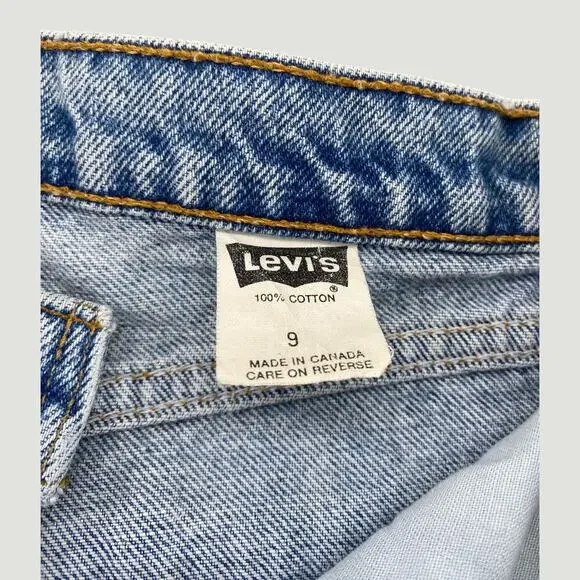 Vintage Levi’s 900 Series High Rise Straight Jeans Made in Canada Size 9 - Picture 4 of 8